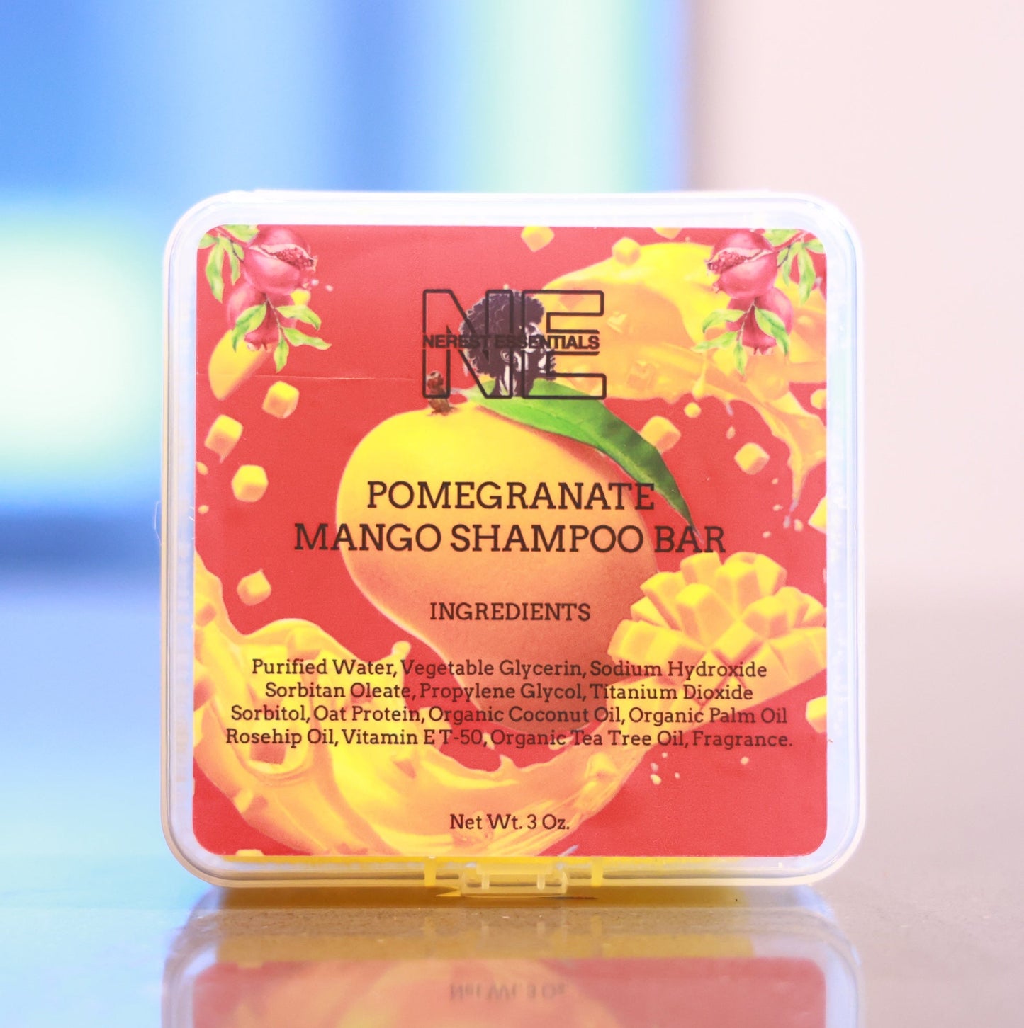 Pomegranate Mango Shampoo Bar