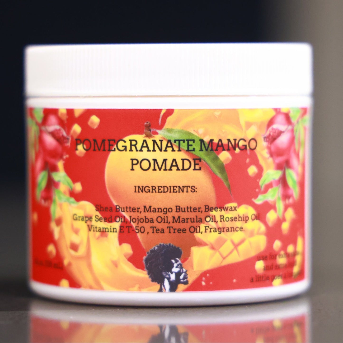 2 Oz. Pomegranate Mango Pomade (Sample)