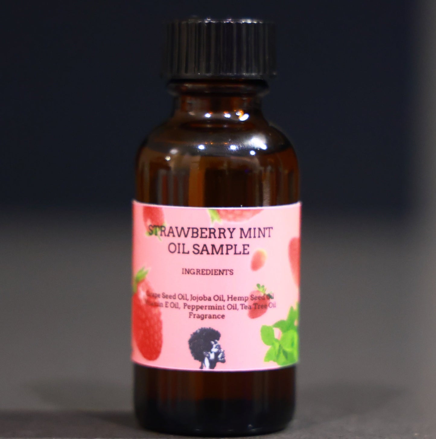1 Oz. Strawberry Mint Moisturizing Oil (Sample)