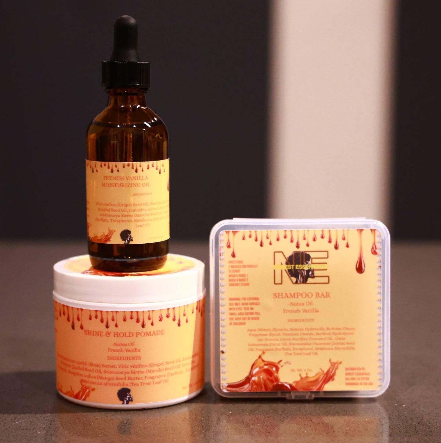 French Vanilla Pomade Trio