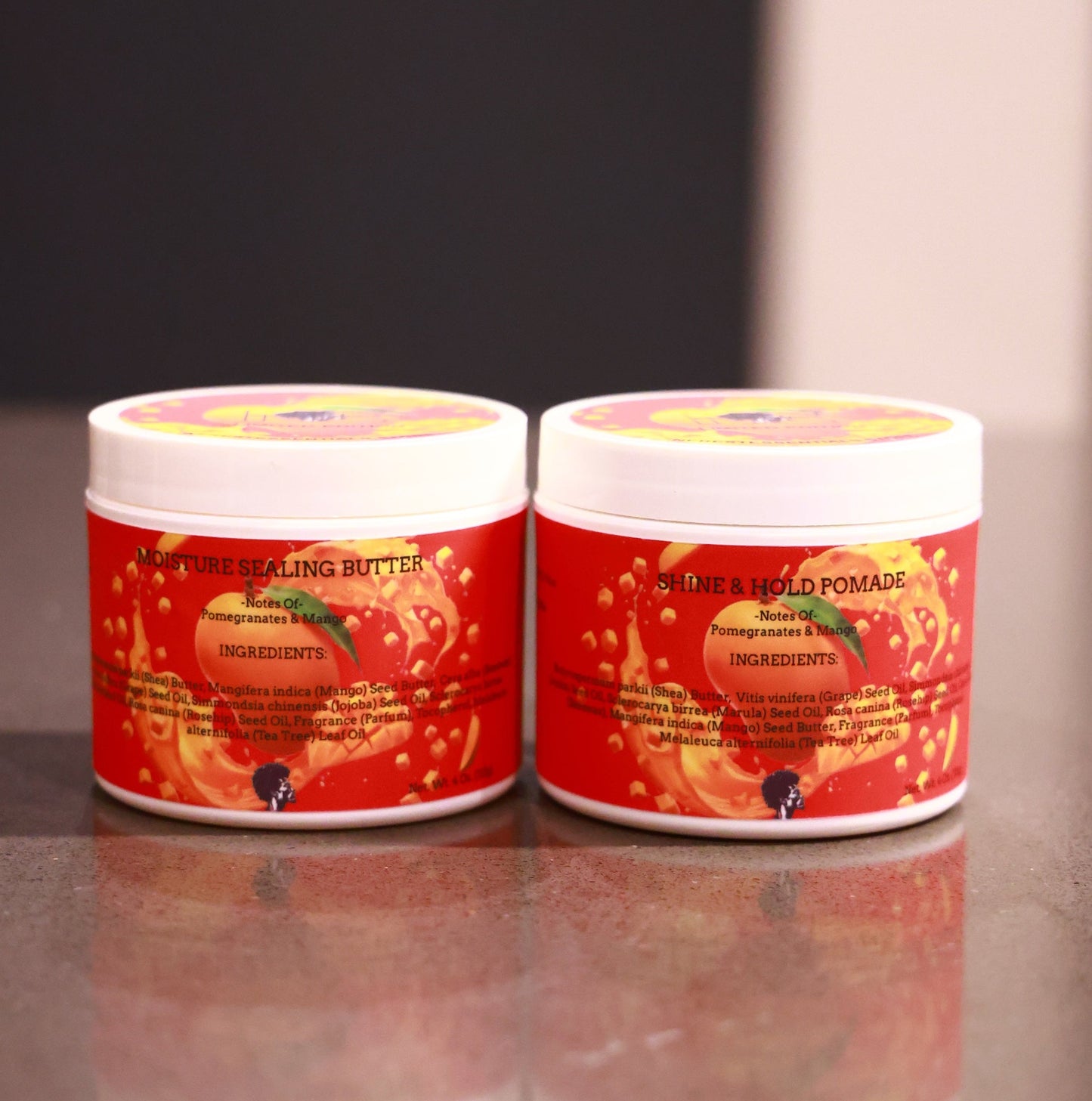 Pomegranate mango Butter/Pomade Duo (Limited Edition)