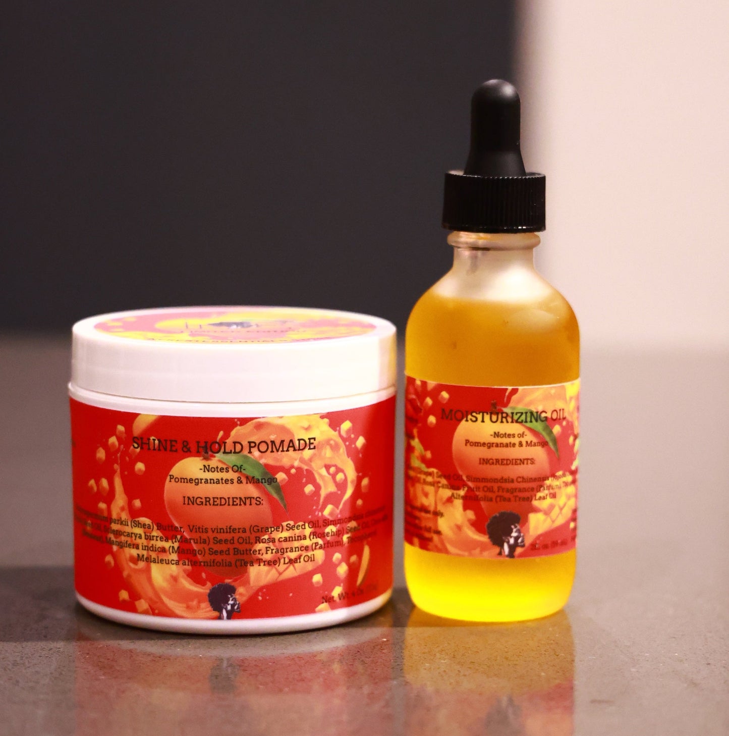 Pom-Mango Pomade & Oil Duo (Limited Edition)