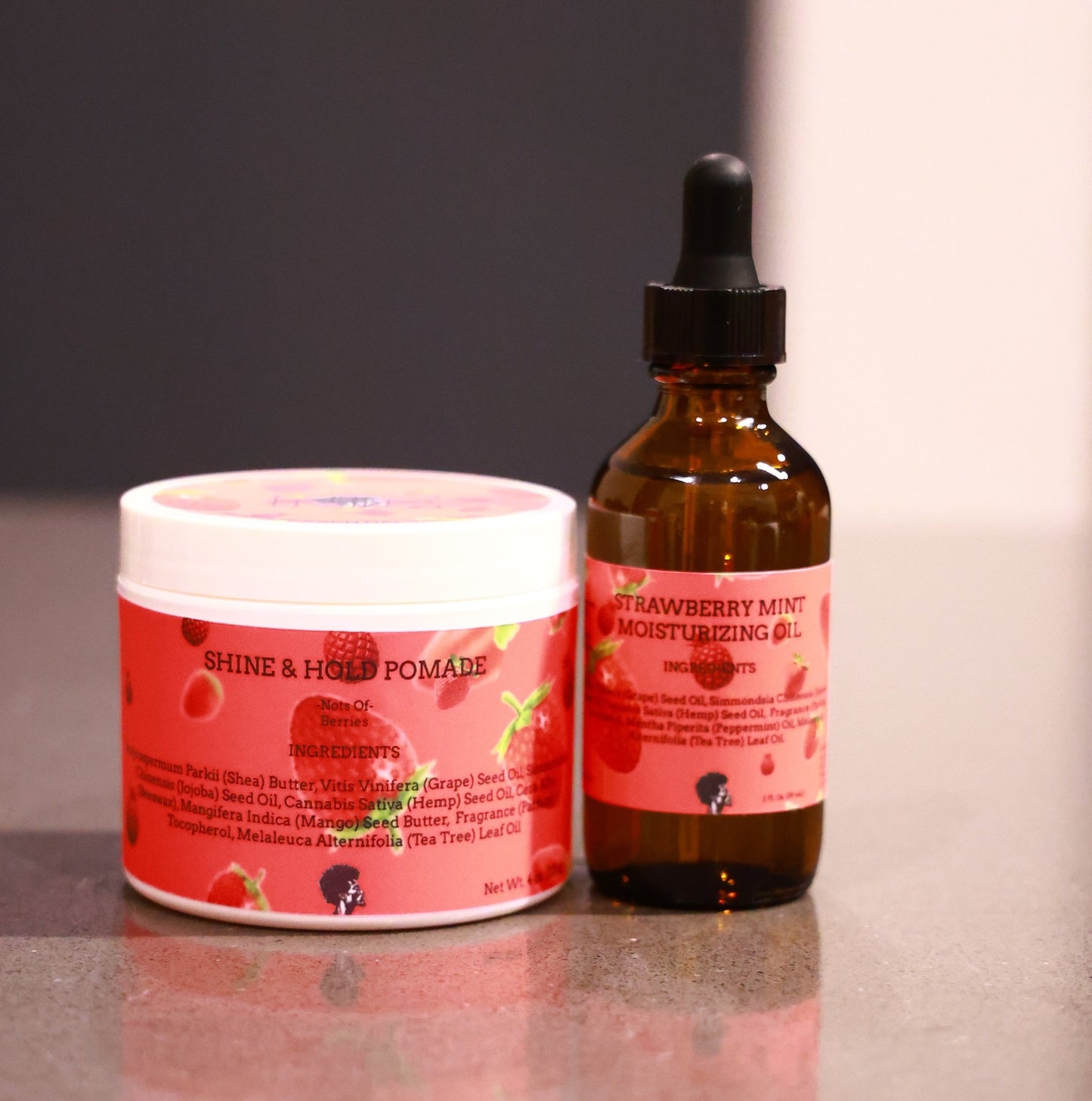 Frosted Berry Pomade & Oil Duo