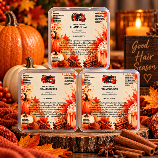 Buy 2 shampoo Bar Get 1 Free (Cinnamon Pumpkin) Limited Edition