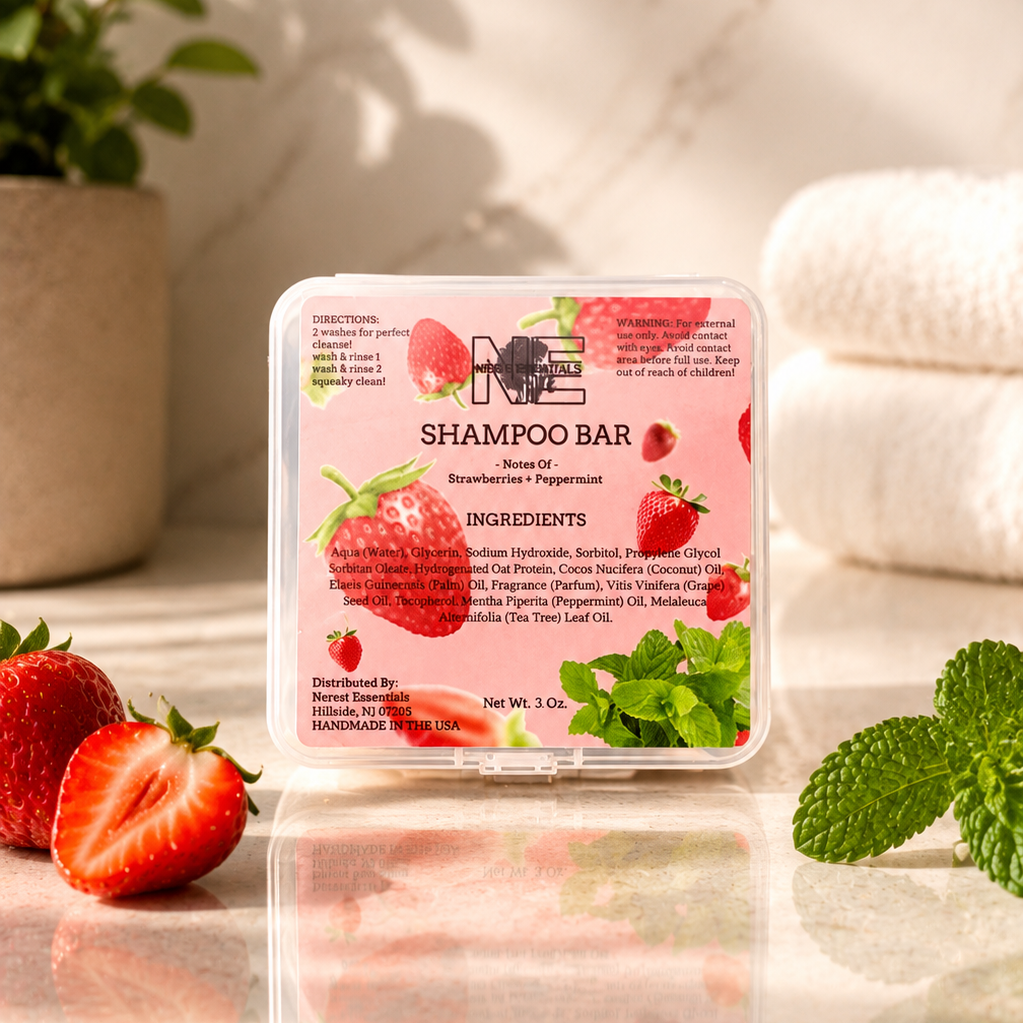 Strawberry Mint Shampoo Bar