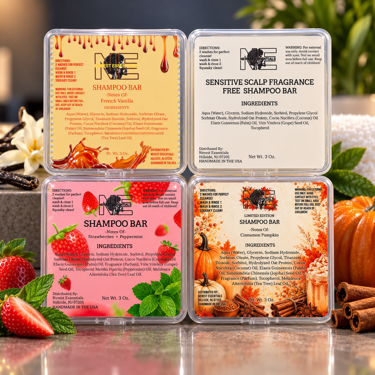 Shampoo Bar Quartet (Limited Edition)
