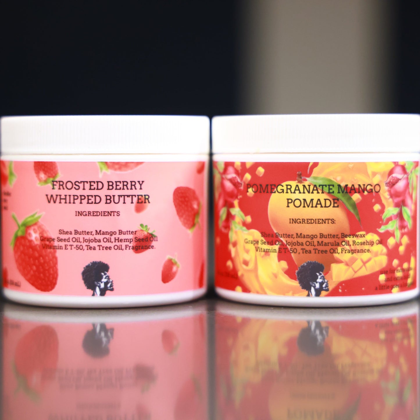 Whipped Berry Butter / Pom-Mango Pomade Duo