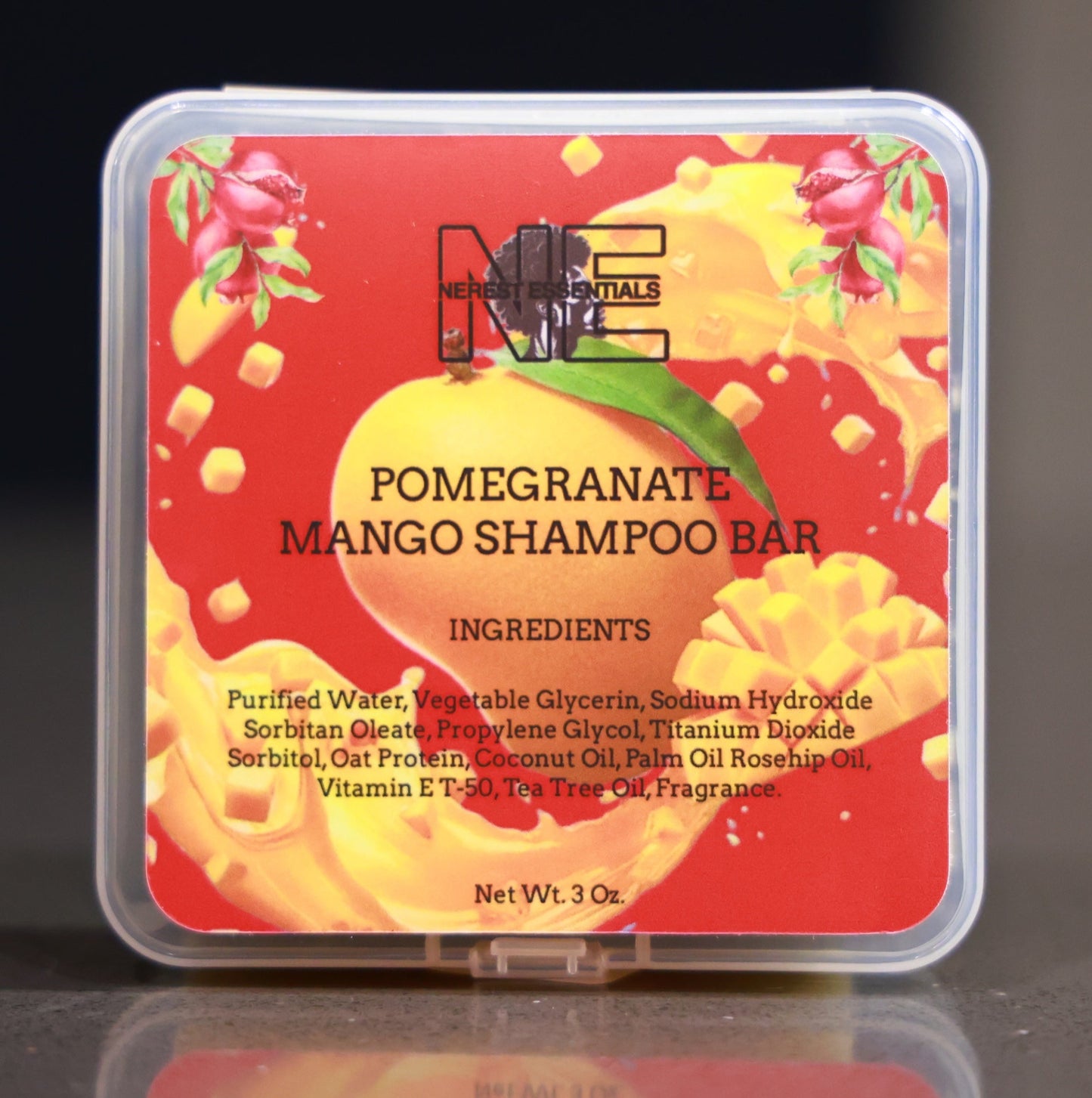 Pomegranate Mango Shampoo Bar