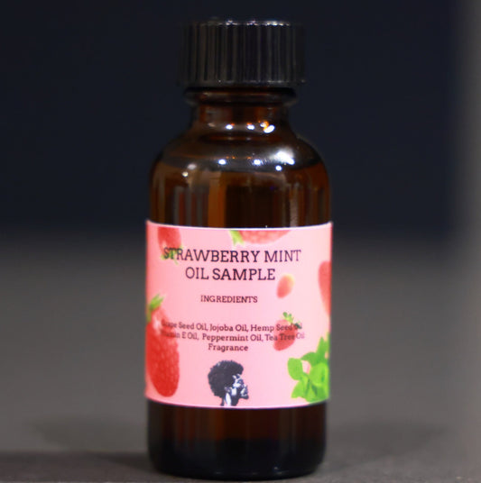 1 Oz. Strawberry Mint Moisturizing Oil (Sample)