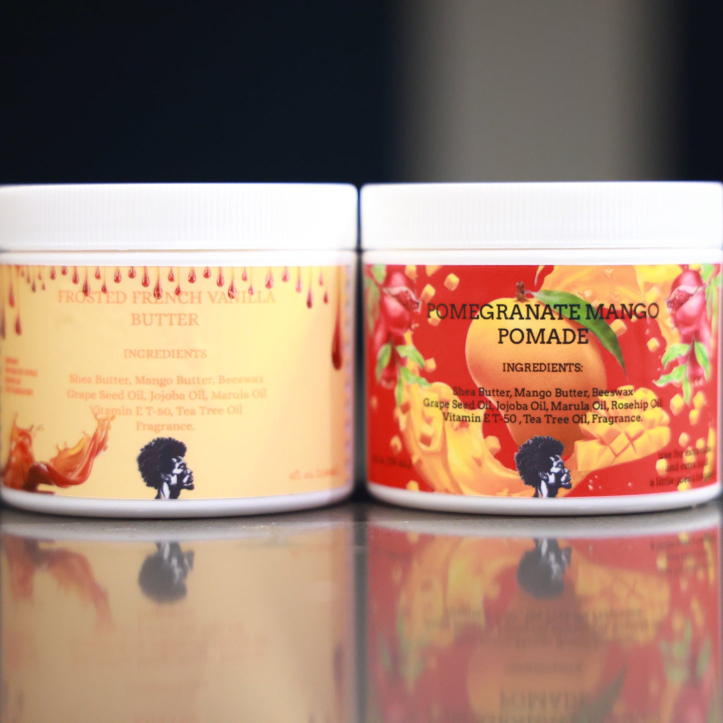 French Vanilla Butter / Pom-Mango Pomade Duo