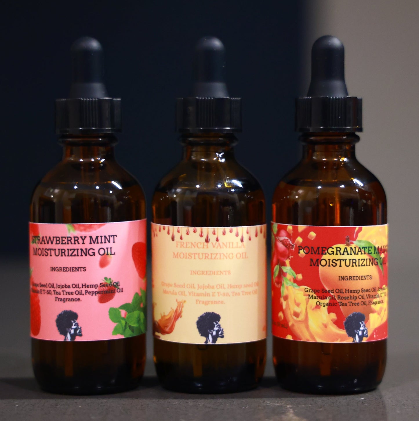 Berry-Vanilla-Mango Oil Trio