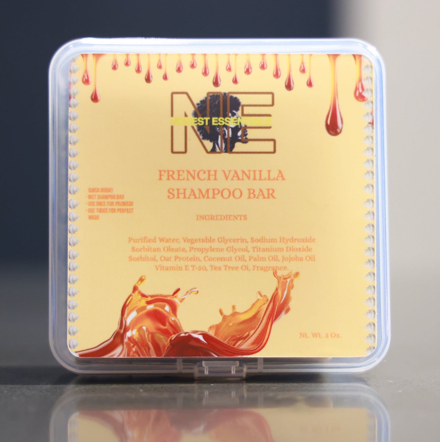 French Vanilla Shampoo Bar