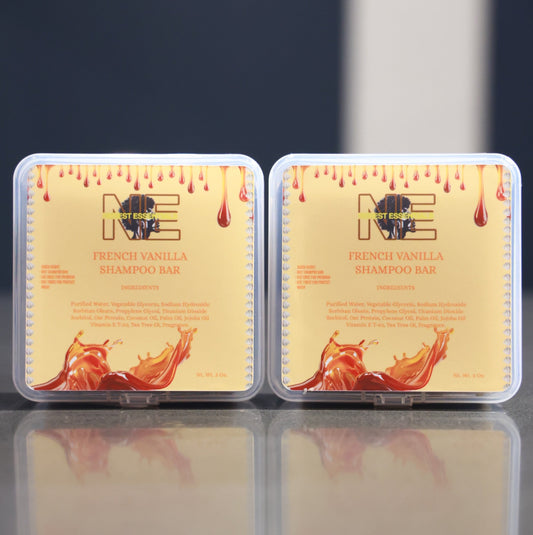 2x French vanilla Shampoo Bars