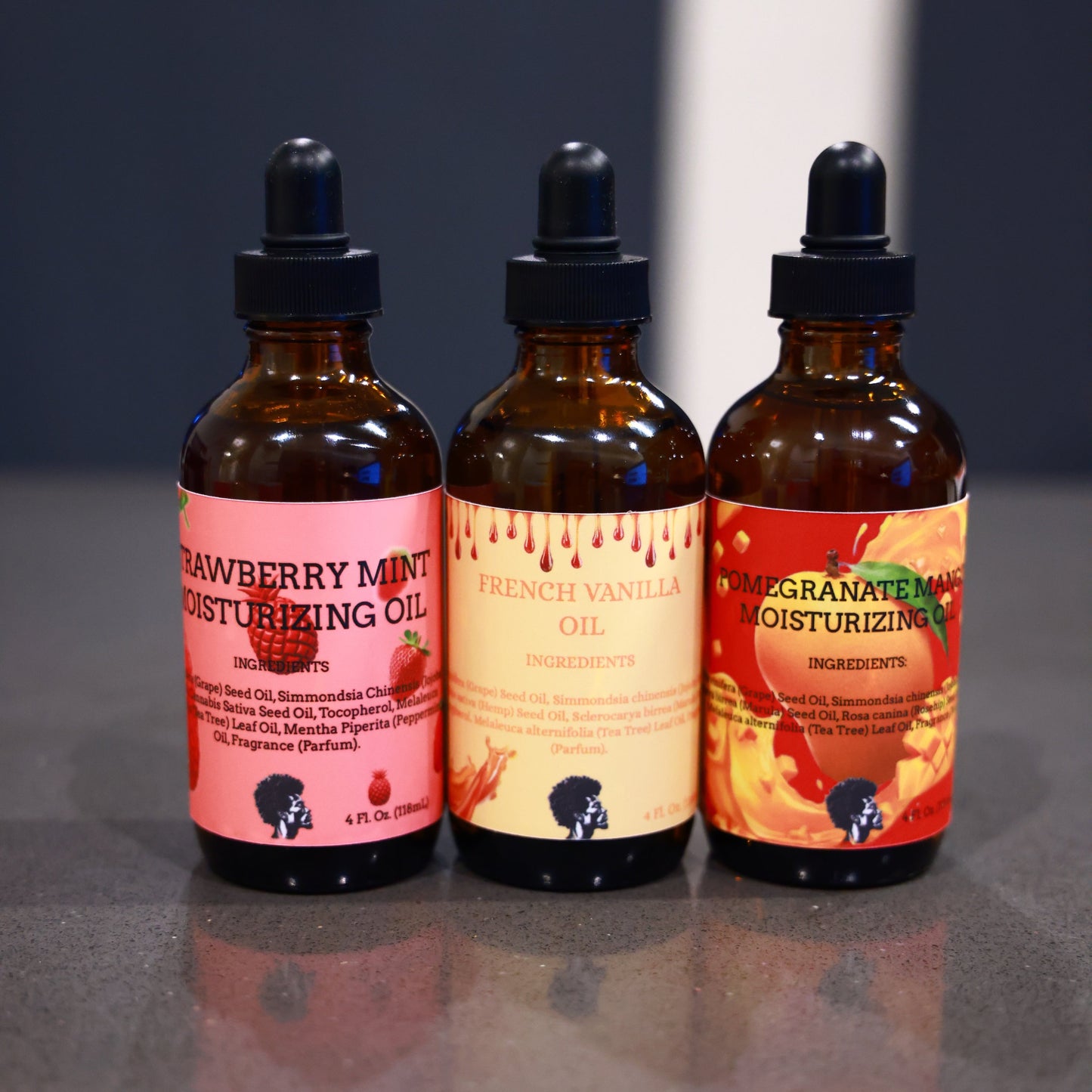 Berry-Vanilla-Mango Oil Trio