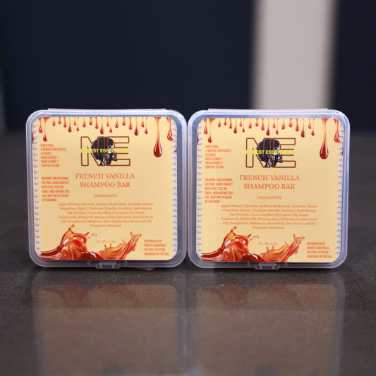 2x French vanilla Shampoo Bars