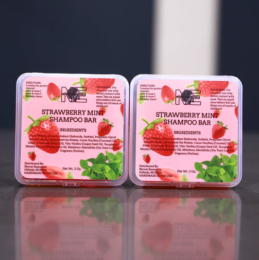 2x Strawberry Mint Shampoo Bars