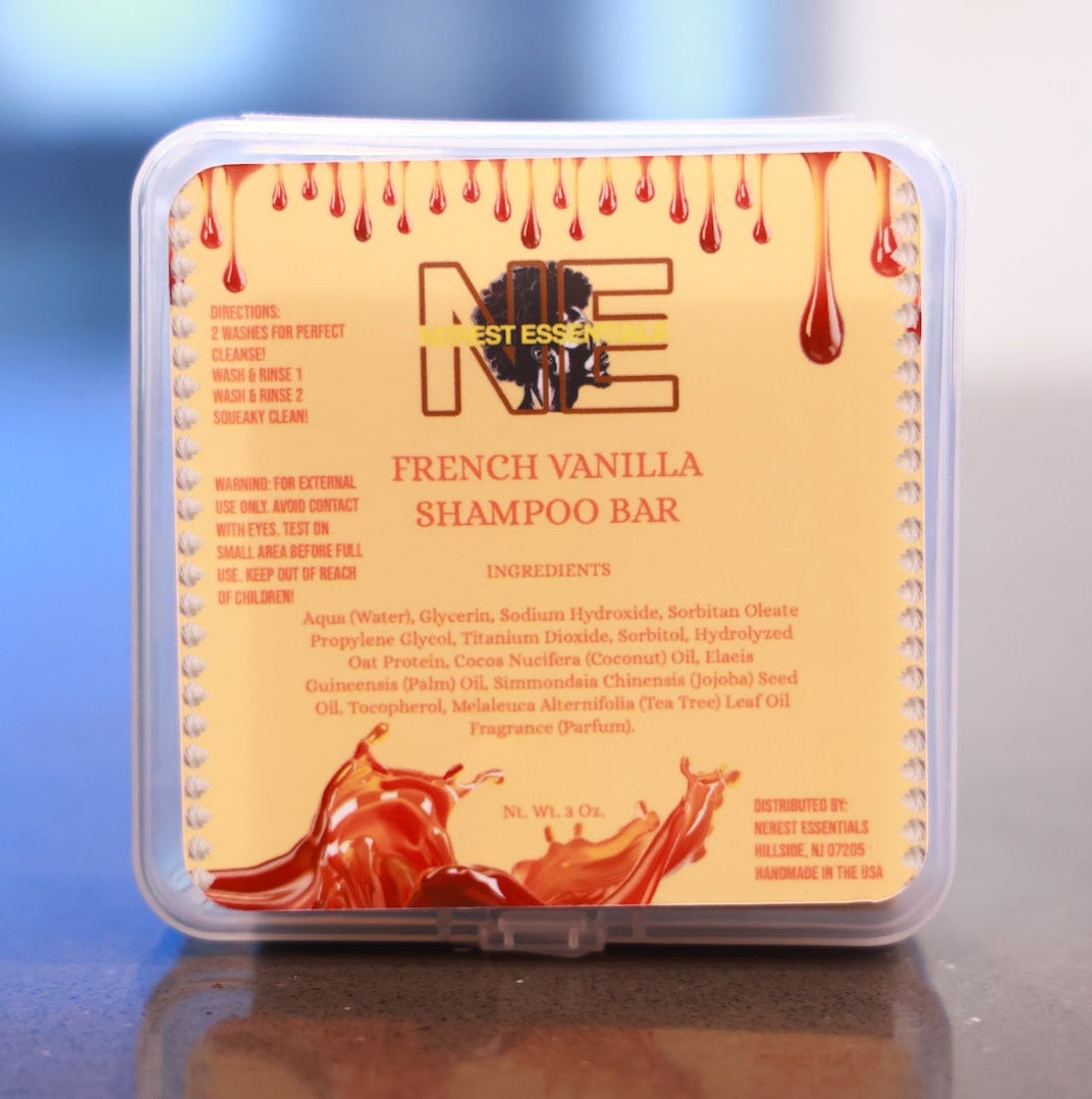 French Vanilla Shampoo Bar