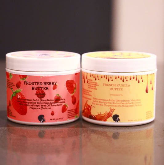 Frosted Berry / French Vanilla Pomade Duo