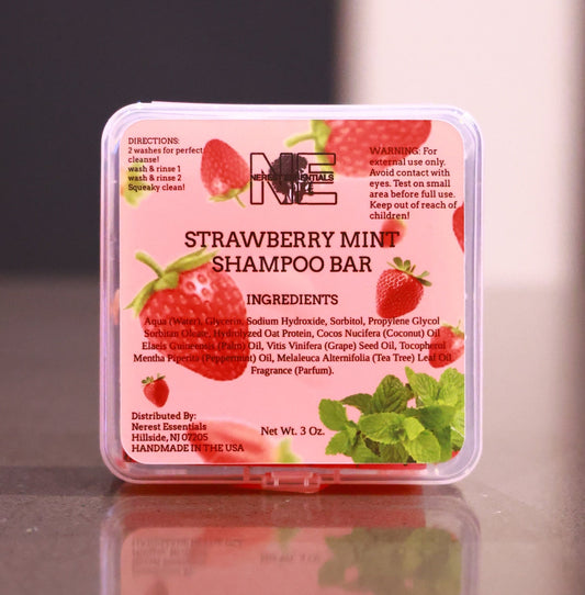 Strawberry Mint Shampoo Bar