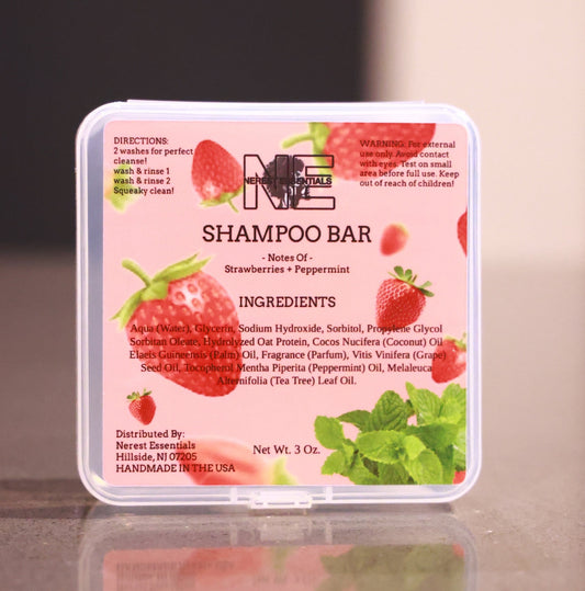 Strawberry Mint Shampoo Bar