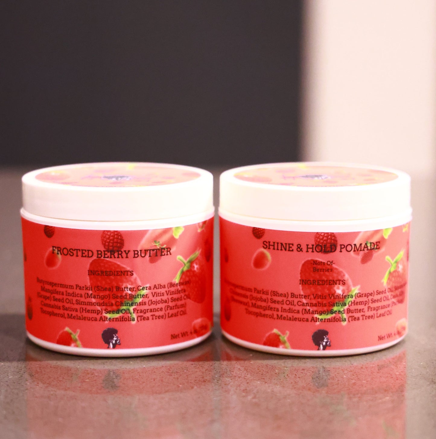 Frosted Berry Butter/Pomade Duo