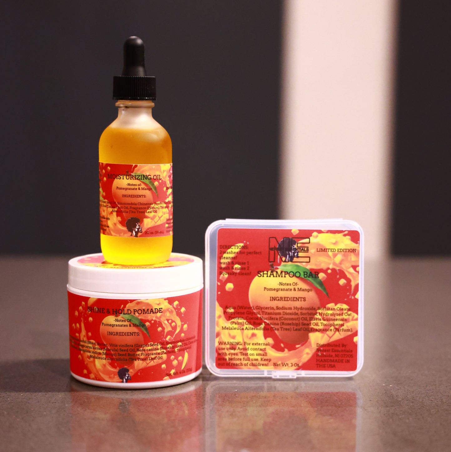 Pom-Mango Trio W/ Pomade (Limited Edition)