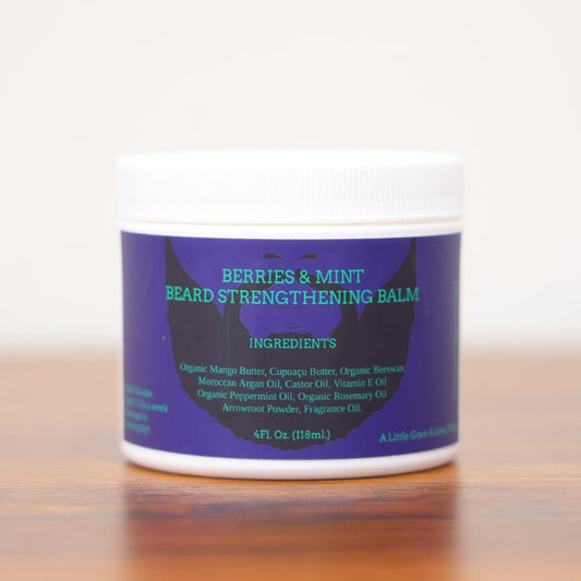 Berries & Mint Beard Strengthening Balm (4 fl oz. 118 ml.)