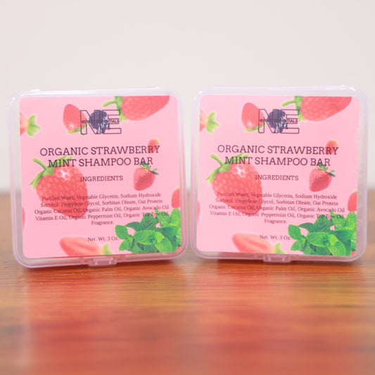 2x Strawberry Mint Shampoo Bars