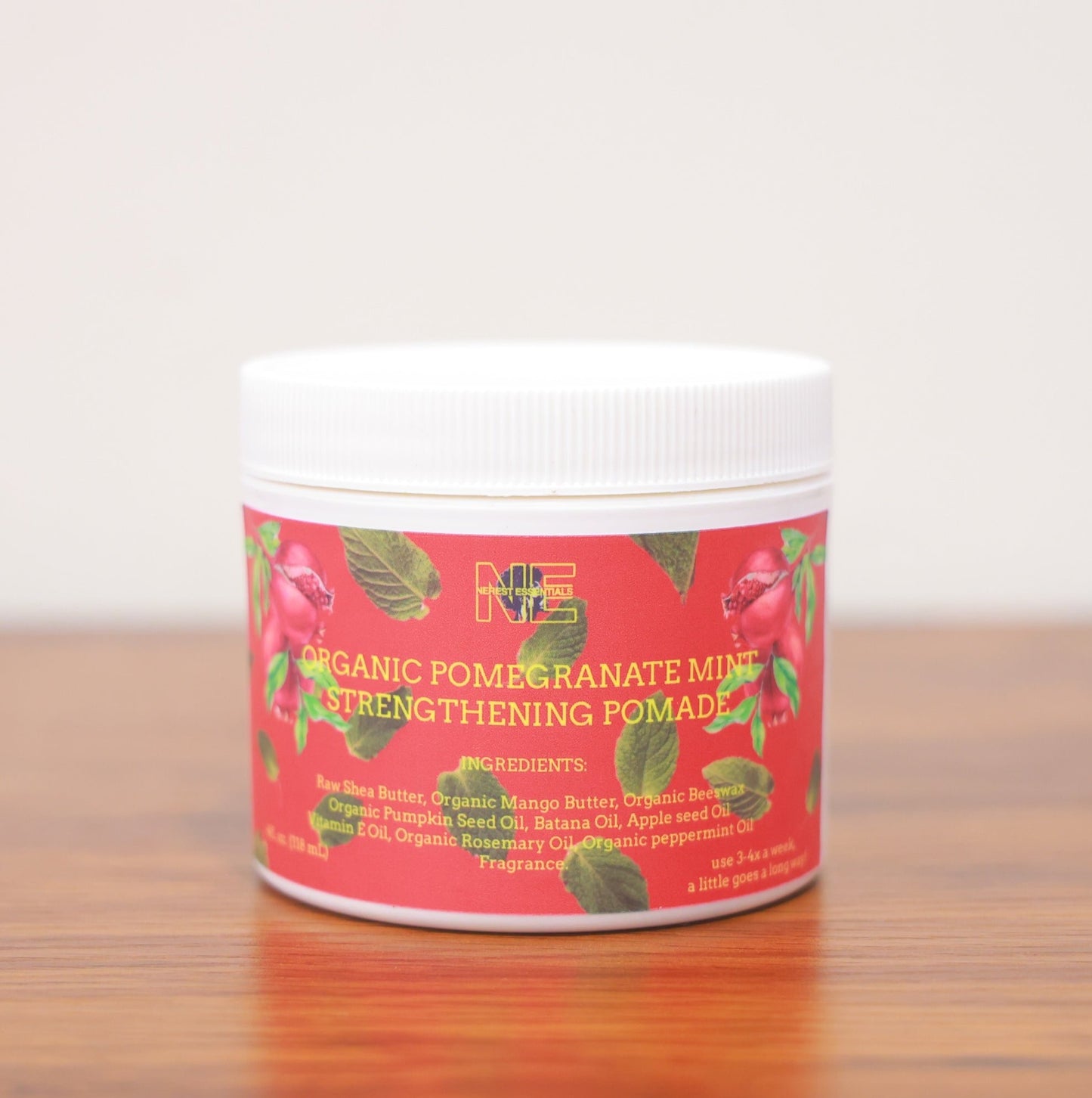 Pomegranate Mint Strengthening Pomade (4 FL. OZ. 118 mL.)