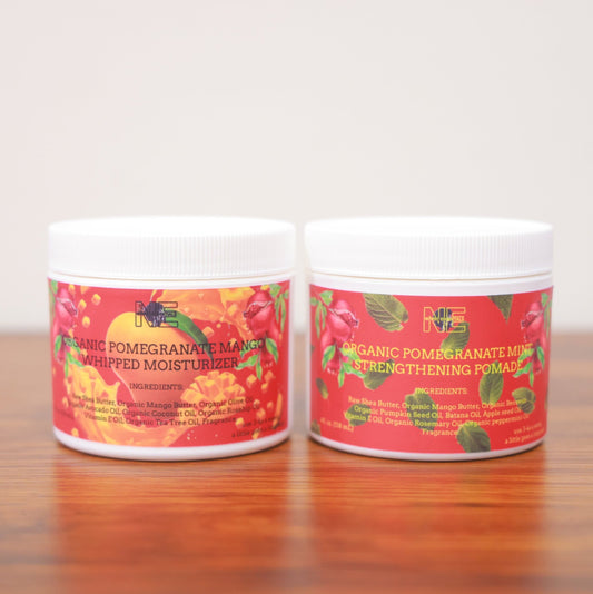 Pomegranate Pomade/Moisturizer Set